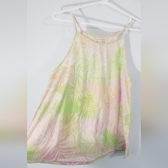 American Eagle Outfitters Island Vibes Tank. Cinched Racerback. Size Small. - Picture 1 of 8